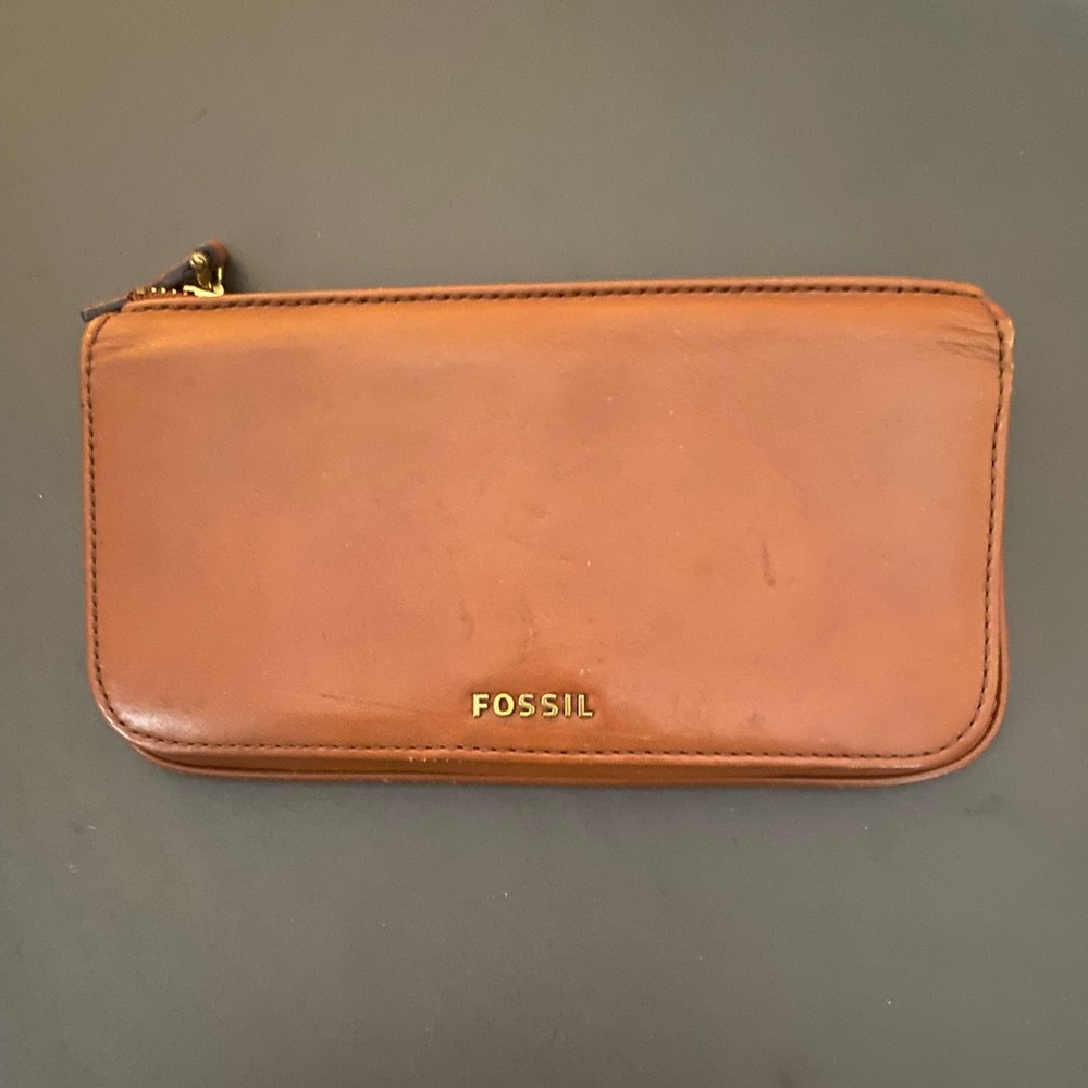 Fossil leather wallet